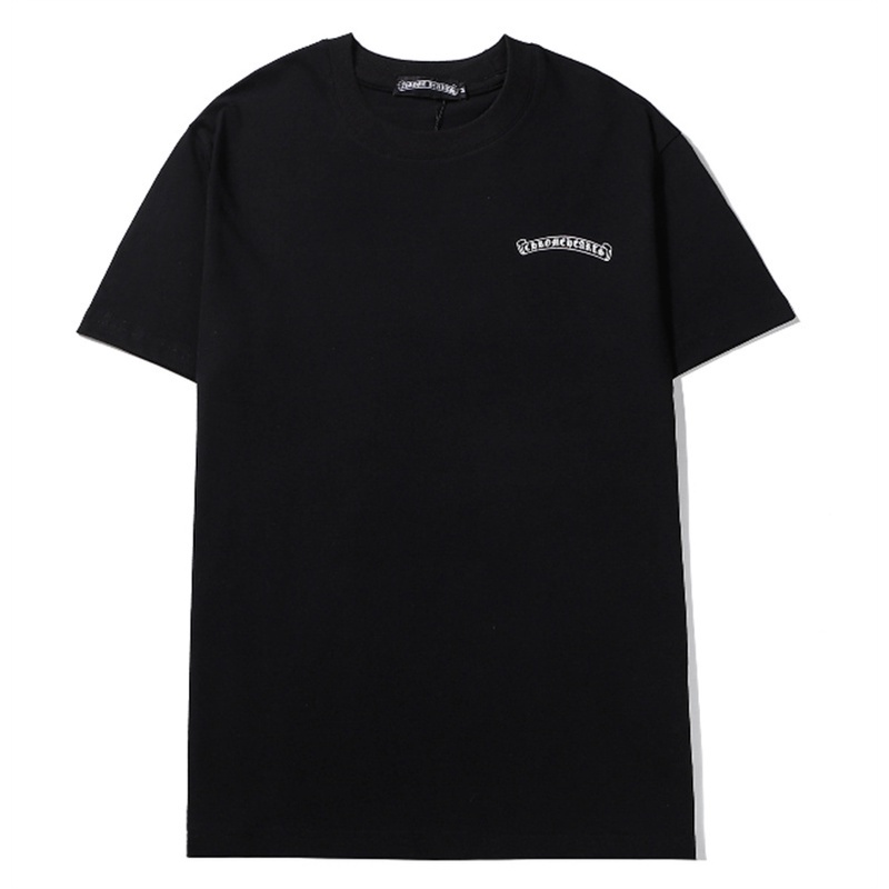 Áo Thun Thể Thao Plus Size Tay Ngắn Bằng Cotton In Hình Hoa/Trái Tim/Hoa Màu Tối Unisex