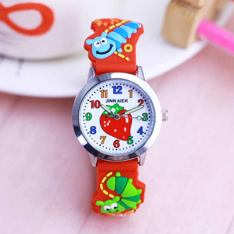 hồ đồng Phim hoạt hình dễ thương Trẻ em nhỏ Đồng hồ trẻ em nam và nữ Quartz không thấm nước điện tử phiên bản Hàn Qu | BigBuy360 - bigbuy360.vn