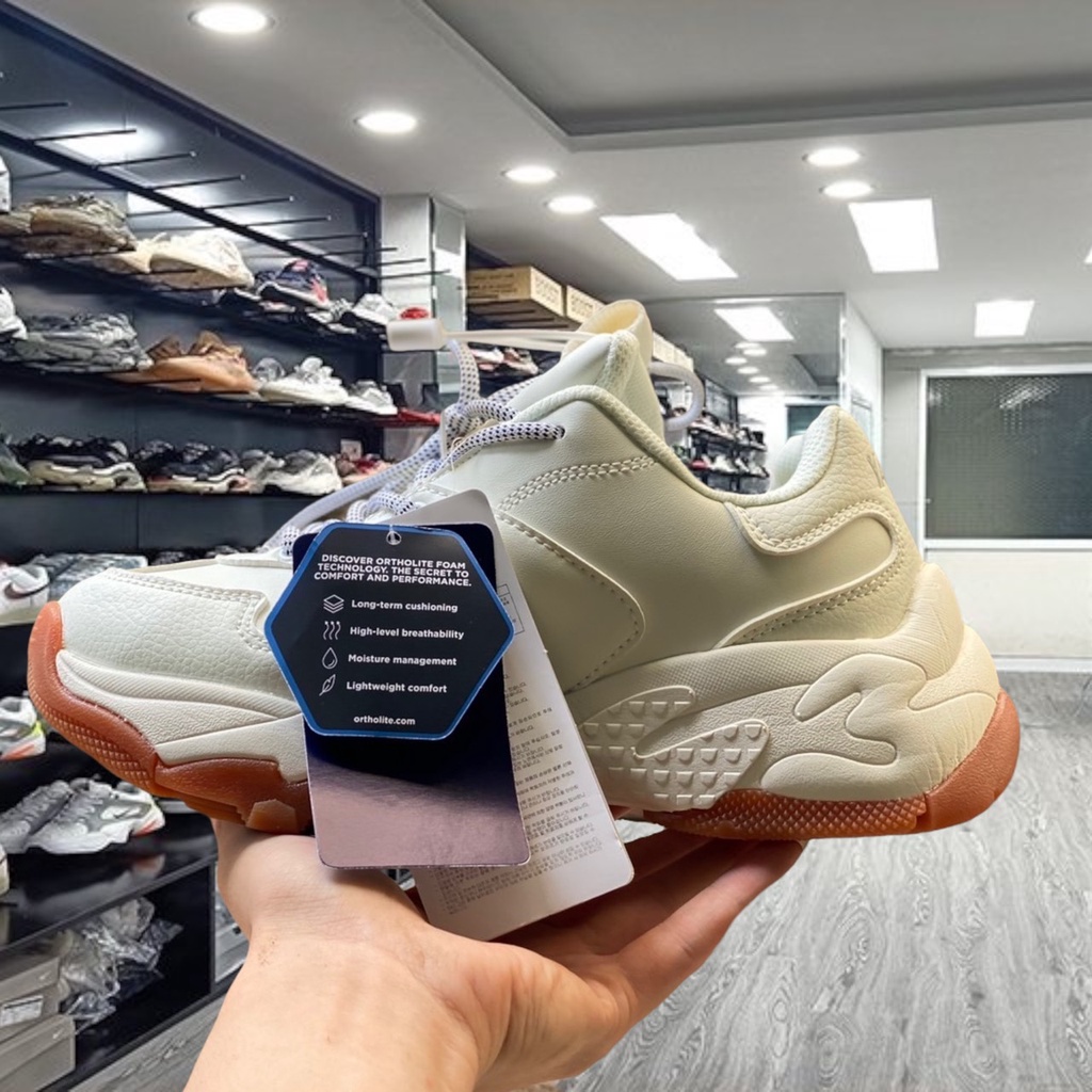 Giày thế thao MLB NY đế nâu  logo chuẩn in 3D  , Tăng chiều cao 5cm full bill box SC - Yabi_boutique