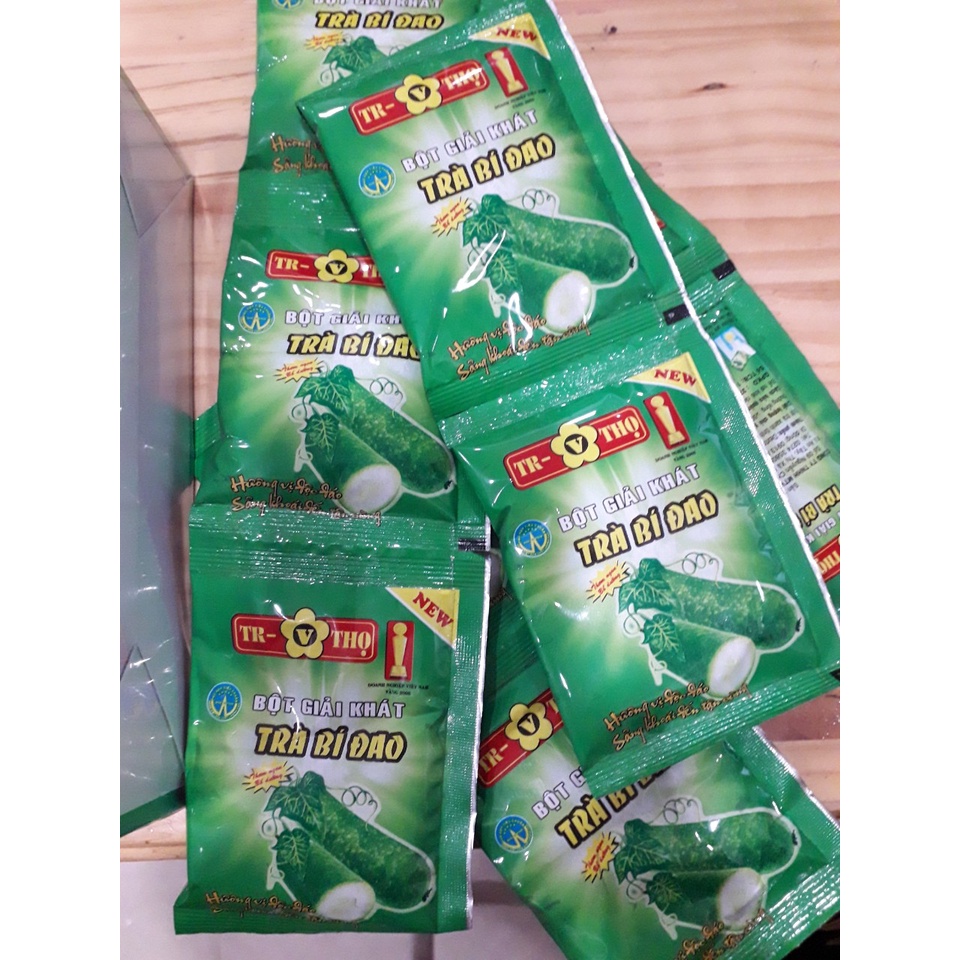 Bột giải khát trà bí đao Trường Thọ, hộp 24gói  nước uống giải khát, giảm nhiệt, thanh mát 😍