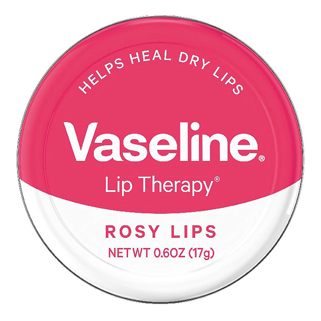 Son dưỡng ẩm cho môi Vaseline Lip Therapy Lip Balm Tin Rosy Lip 17g (Mỹ)