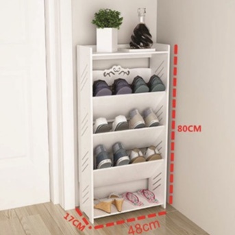 Kệ đựng giày dép lắp ghép thông minh, tối ưu không gian, vật liệu Gỗ Nhựa Composite kháng nước