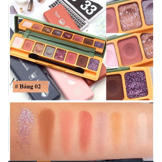 Phấn mắt 8 ô Lameila soft eye shadow Tone màu siêu Hot | BigBuy360 - bigbuy360.vn