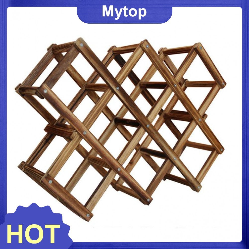 Khay để chai rượu vang kiểu dáng sang trọng làm từ gỗ