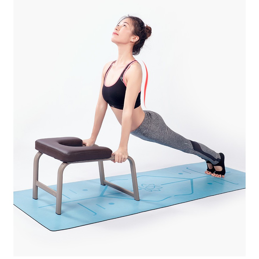 Ghế tập yoga hỗ trợ trồng chuối bằng vai chống chấn thương cổ bằng sắt