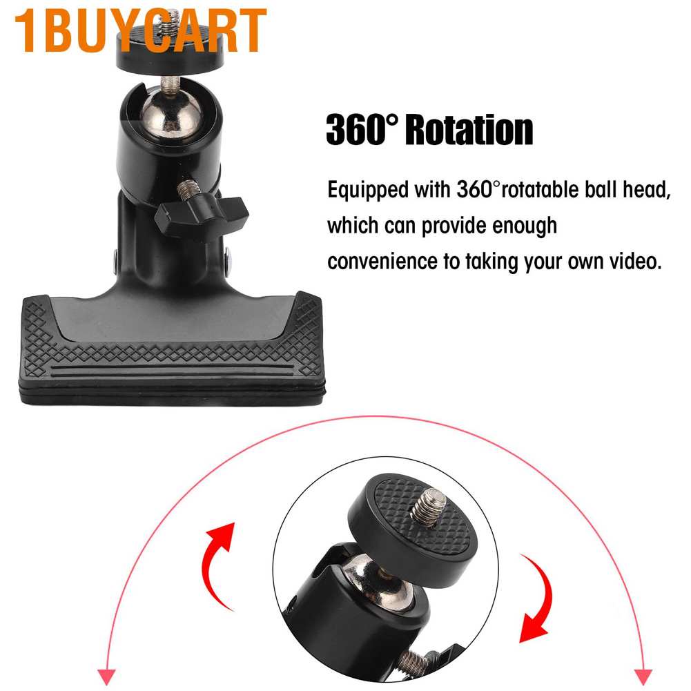 1 kẹp giá đỡ ba chân có đầu bi xoay 360 độ cho máy ảnh