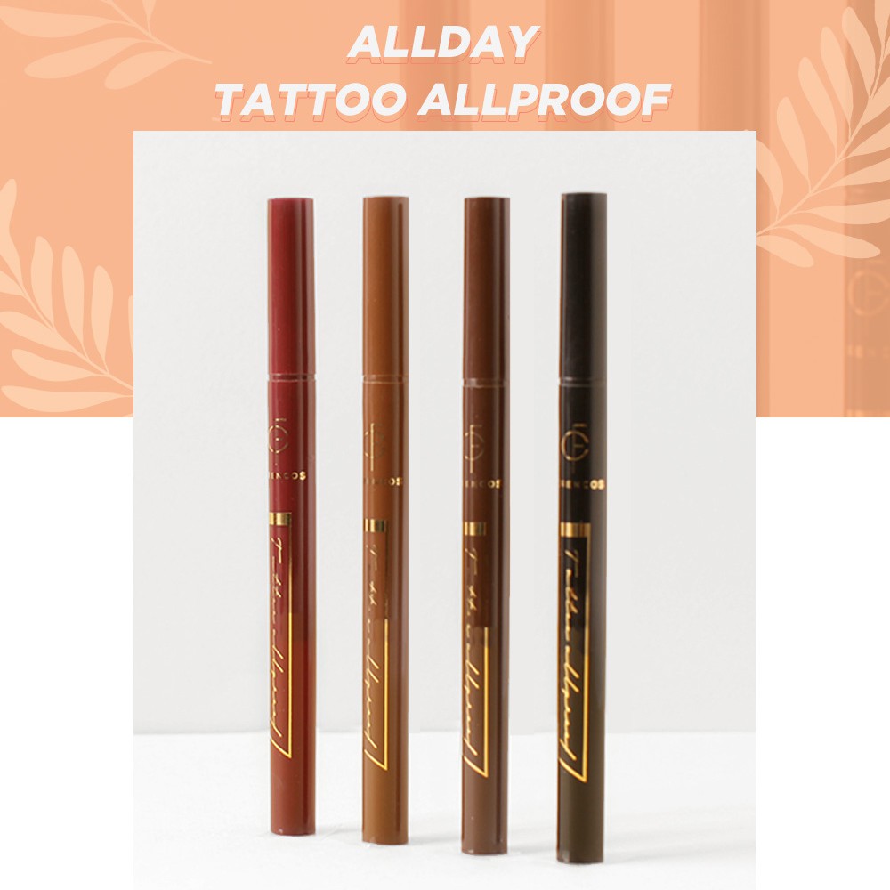 Bút kẻ mắt TATTOO ALLPROOF EYELINER chống nước, chống trôi, không lem Hàn Quốc