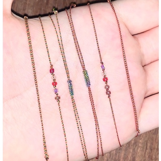 Set Vòng Tay Chỉ Ngũ Sắc HANDMADE Vòng Tay May Mắn Xanh Bạc