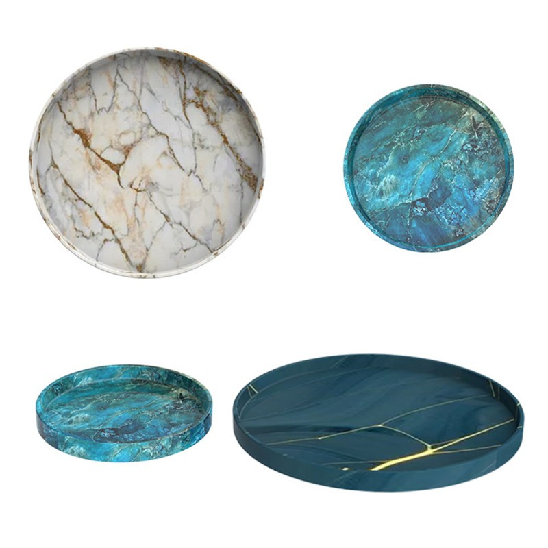 Khuôn silicon nhựa resin epoxy làm khay / đĩa đựng trái cây diy