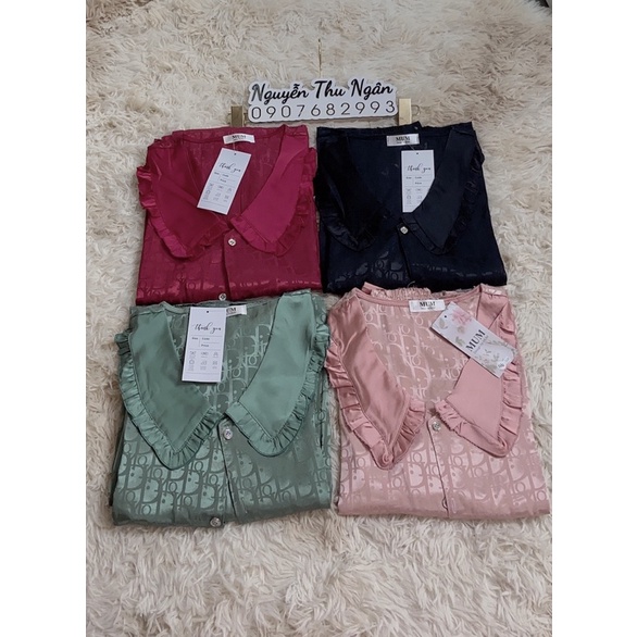 Set gấm dài dài - nhẹ thoáng không nhăn ❤️ Ảnh shop tự chụp- size (40-60kg)
