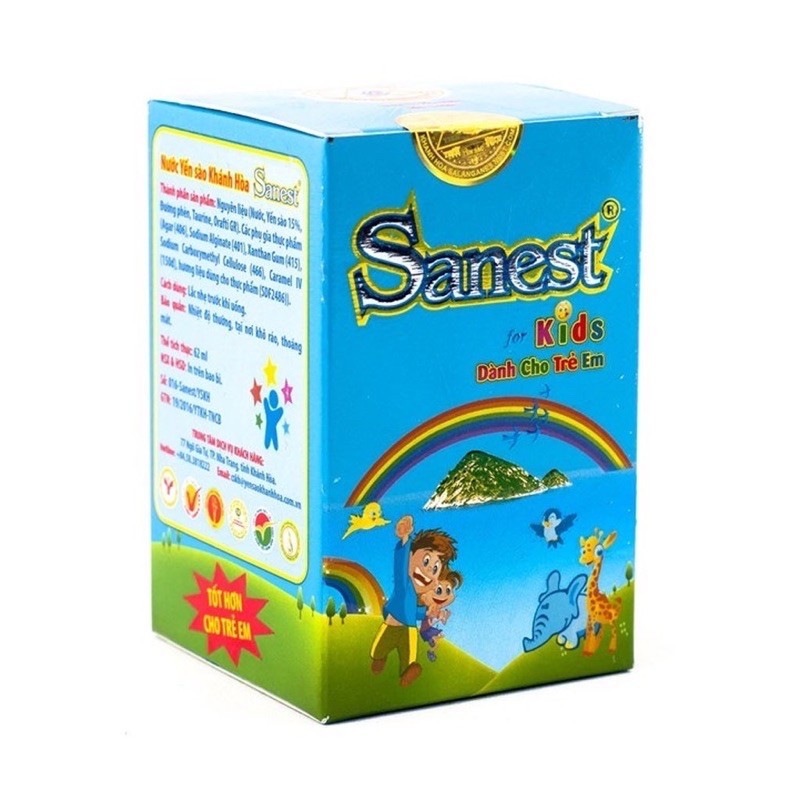 Nước Yến Sào Sanest Kids , Lumiar Nest Hộp 62ml và 70ml [ Date Luôn Mới ]