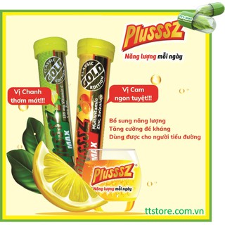 Plusssz Max Multi Gold – Viên sủi vitamin không đường [plussz max, pluzz, plus max, pluss]