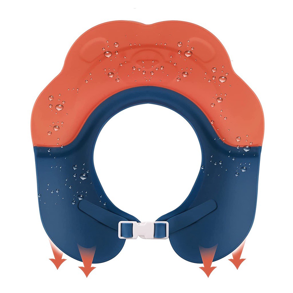 Mũ Chắn Nước Gội Đầu Bảo Vệ Tai Bằng Silicon Nhiều Màu Tùy Chỉnh Nhỏ Gọn Chống Nước Cho Bé