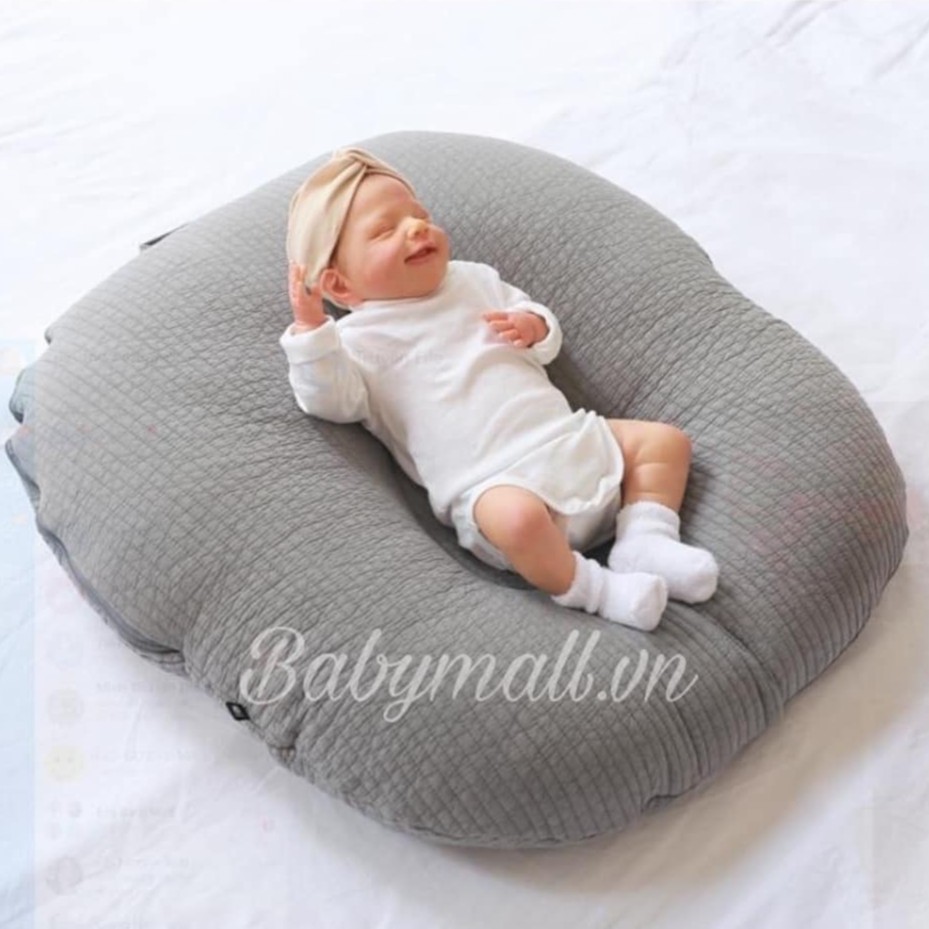 Vỏ gối chống trào ngược ROTOTO BEBE chính hãng - Loại vỏ trần bông/thêu/lụa trơn 3422