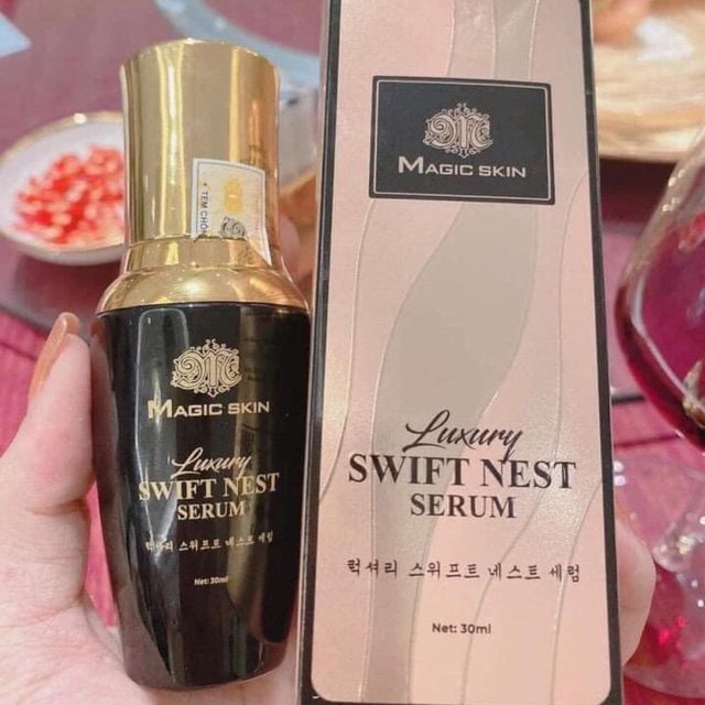 LUXURY SWIFT NEST SERUM : Tinh Chất Yến Tươi Cô Đặc - Căng Bóng Da, Ngừa Lão Hoá