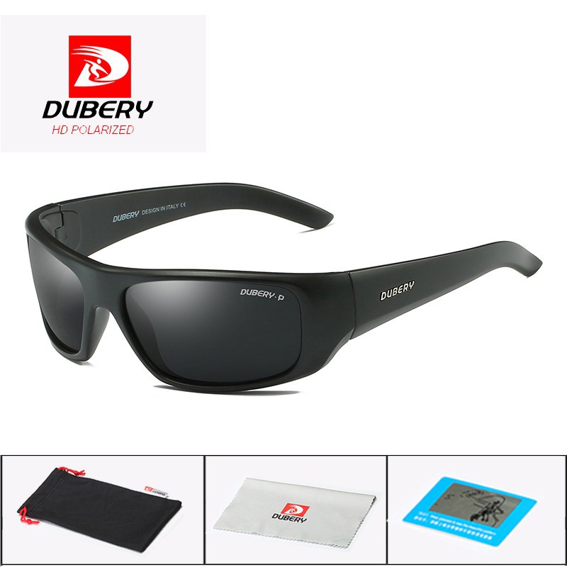 DUBERY Retro Brand 2018 Luxury Polarized Night Vision Aviator Men's Sunglasses Design Goggle Eyewear Accessories shades