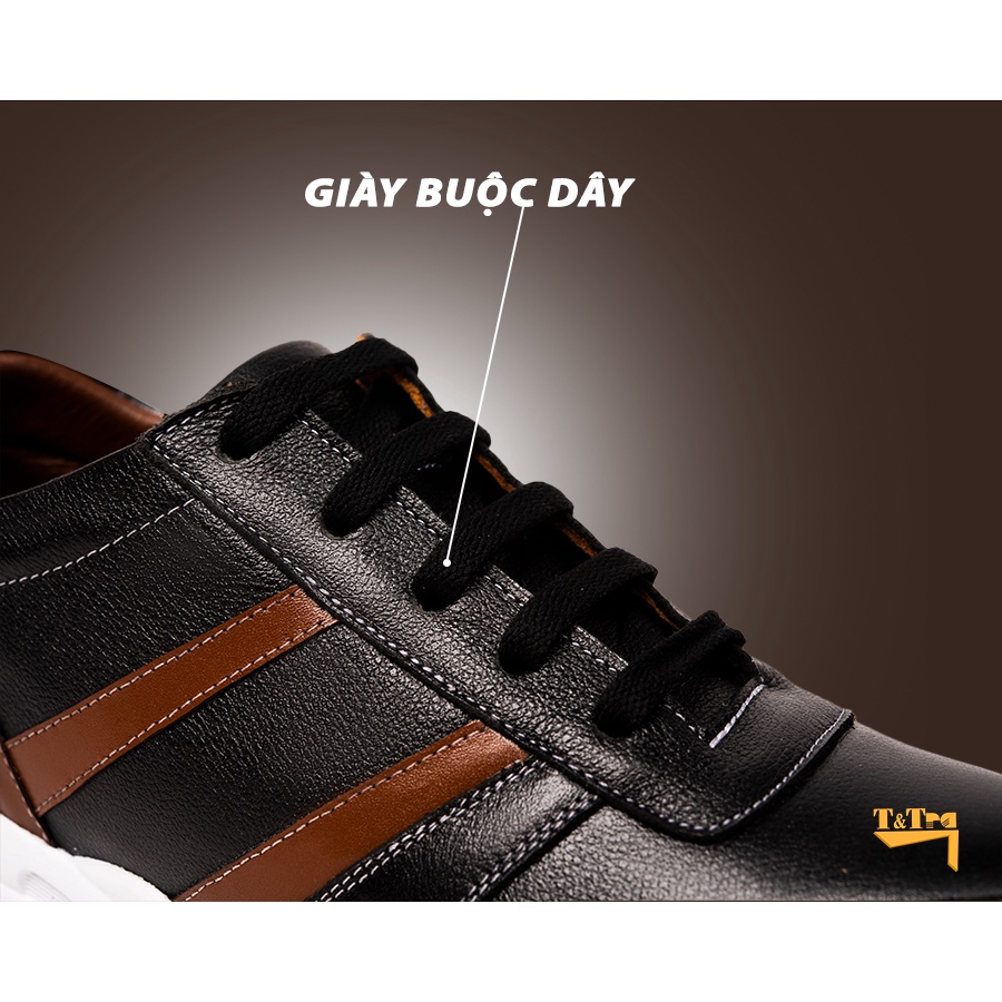 [ 8CM ] Giày Cao Nam T&amp;TRA T21Đ