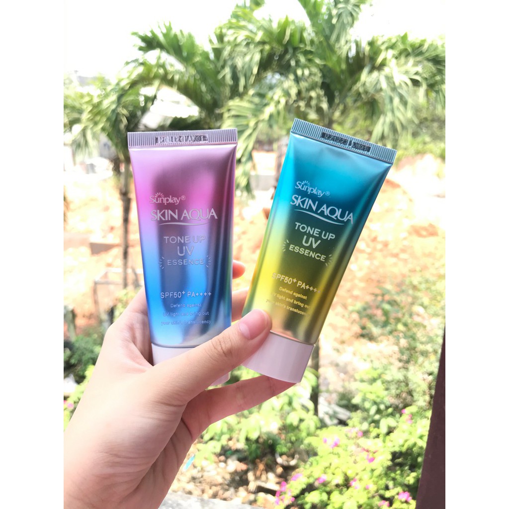 [FLASH SALE] Kem Chống Nắng Sunplay Skin Aqua Tone Up UV Milk Kiềm Dầu Nâng Tông 50g [FLASH SALE]