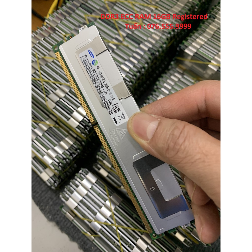 Bán số lượng RAM DDR3 ECC Registered 16G và 32GB  Buss 1066mhz, Buss 1600mhz ,Buss 1866mhz