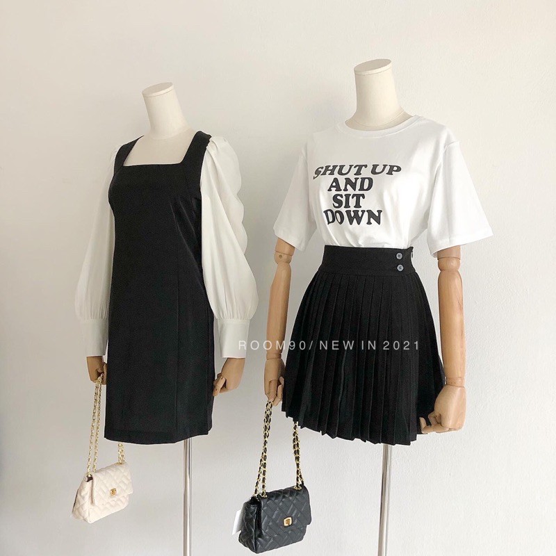 [ Ảnh thật ] Chân váy xếp ly kèm quần trong 506077