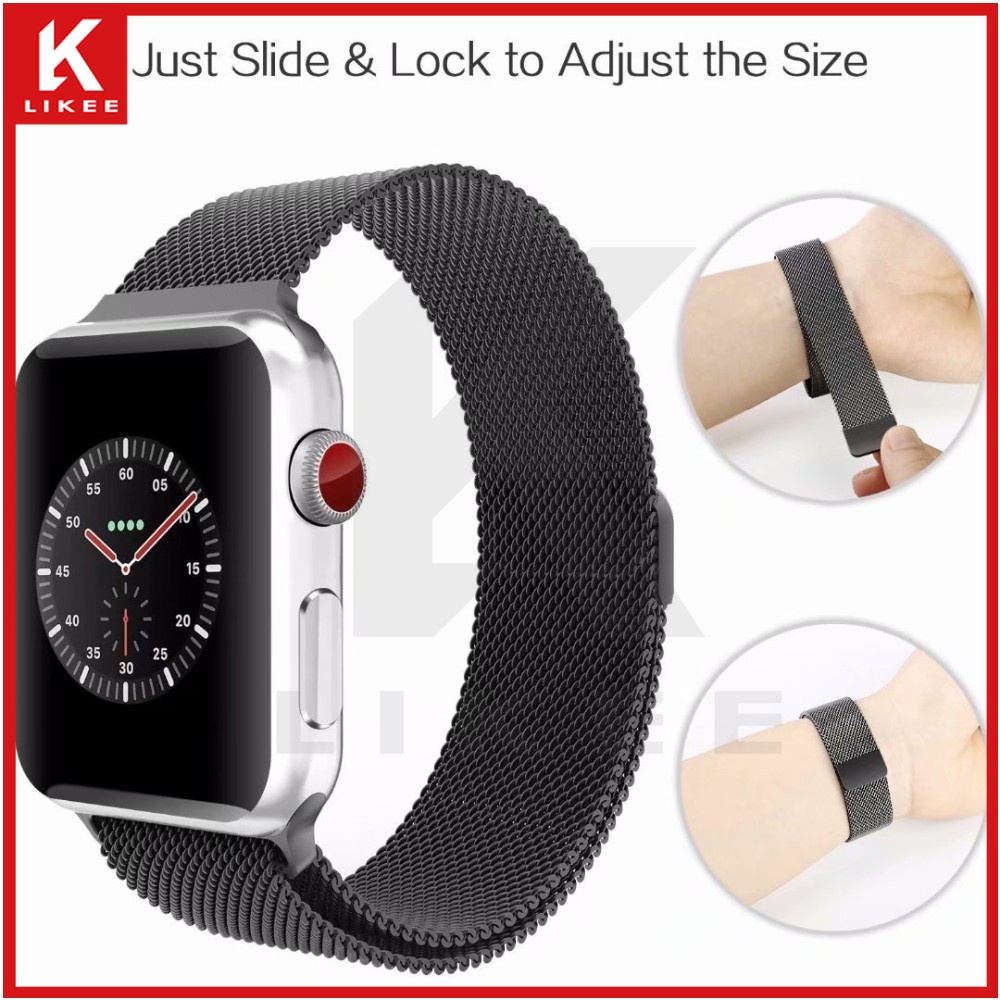 Dây Đeo Đồng Hồ Bằng Inox Cho Apple Watch Series 8 7 6 5 4 3 2 1 Se 38 / 40 / 41mm 42 / 44 / 45mm T500 / W46 / X7 / X8 / P8 / W26 / T500