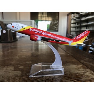 Mô hình máy bay Vietjet air 16cm