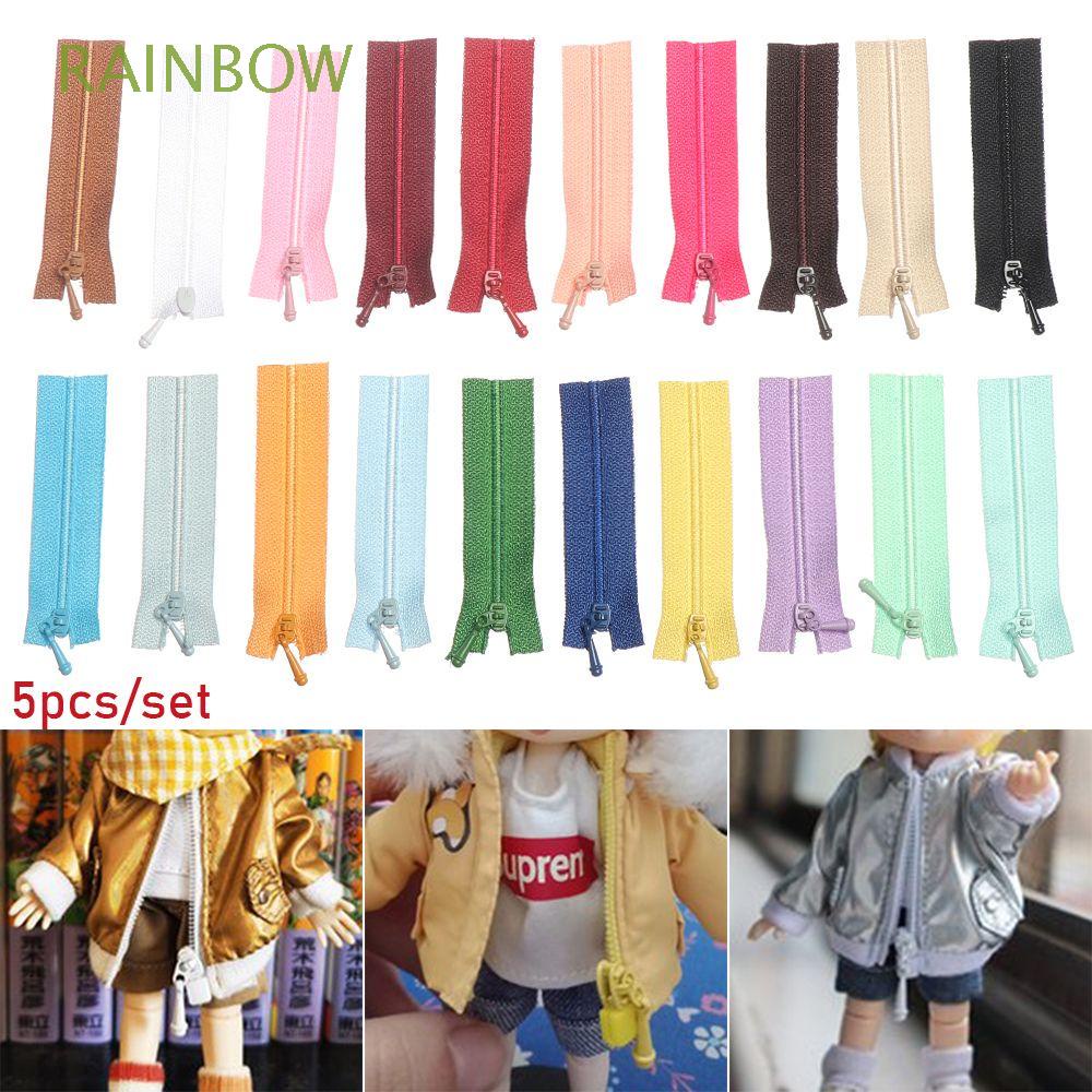 5 Khóa kéo mini 5x1.7cm chất lượng cao dùng để may quần áo búp bê/ đồ thủ công diy 20 màu tùy chọn