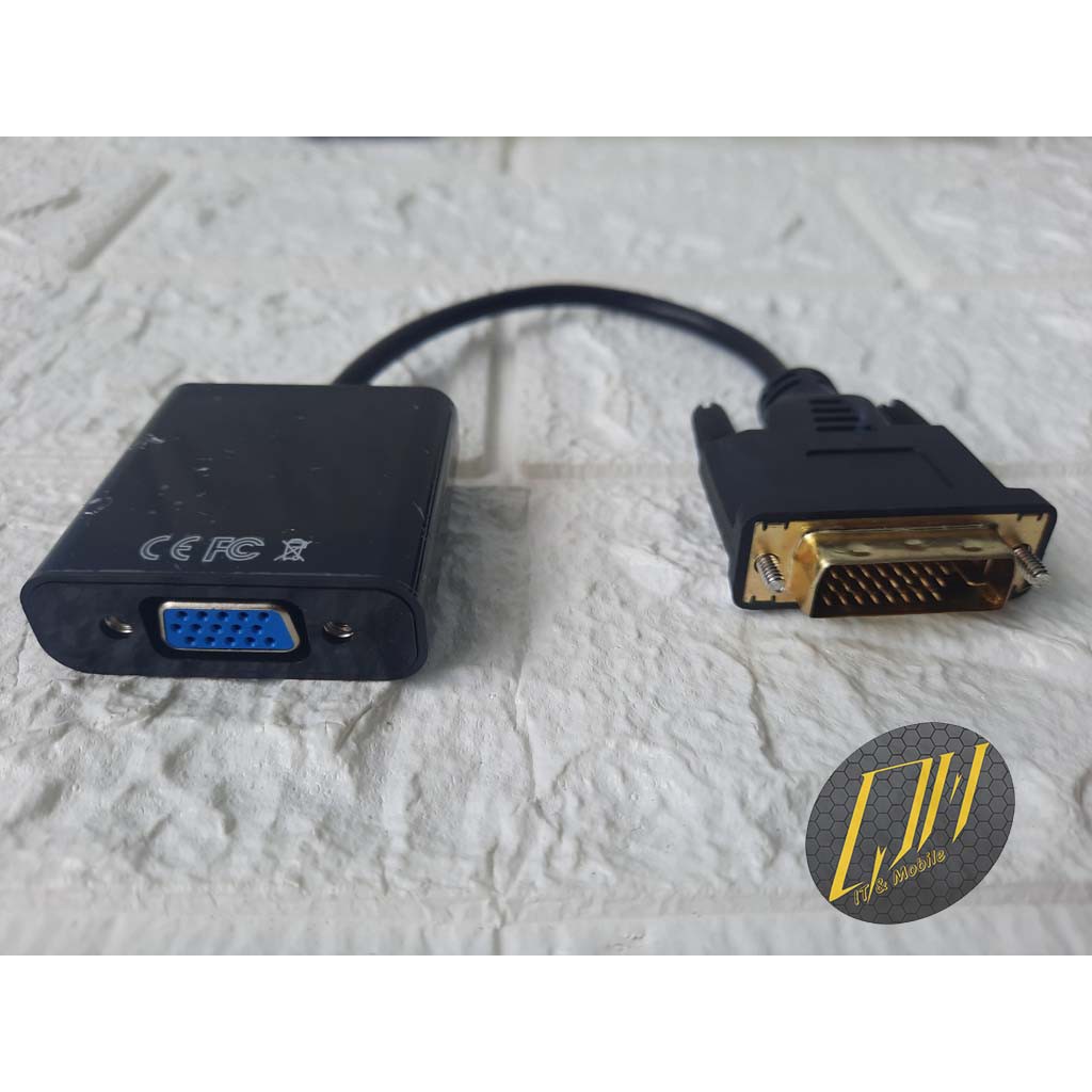 Đầu chuyển/cáp chuyển đổi Dvi sang VGA 24+5/ 24+1