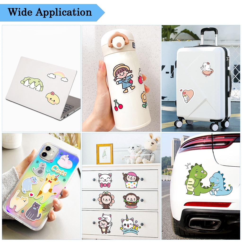 Cuộn Giấy Dán Bán Trong Suốt Khổ A4 210mm x 297mm Chống Thấm Nước Tự Dính Phù Hợp Cho Máy In EPSON CANON HP