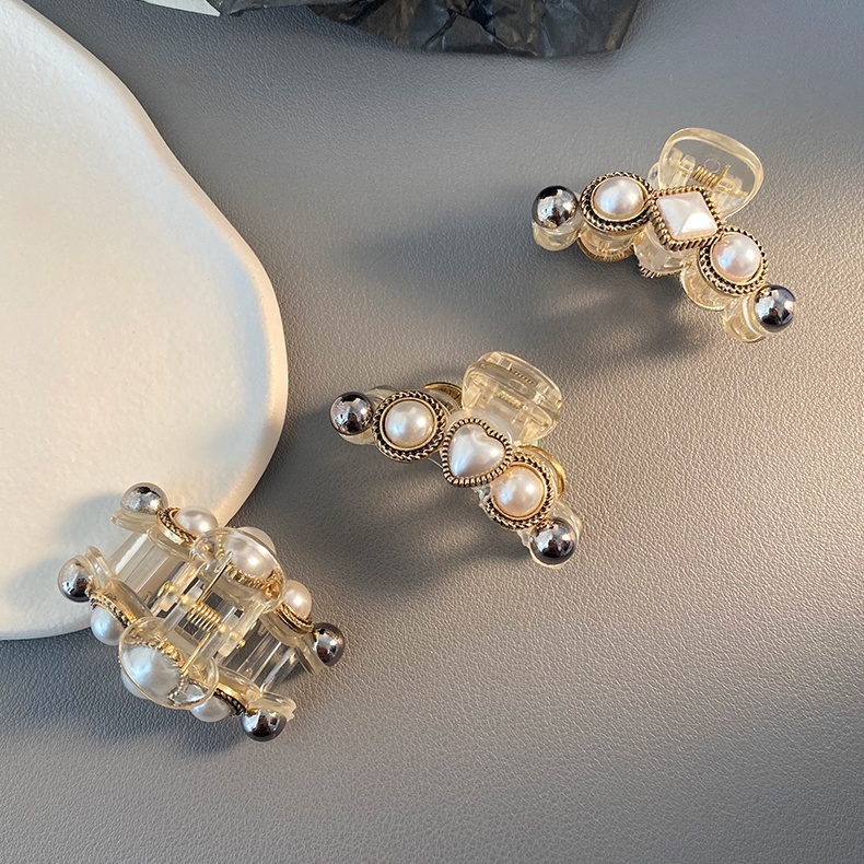 Kẹp tóc đính ngọc trai dễ thương cho nữ