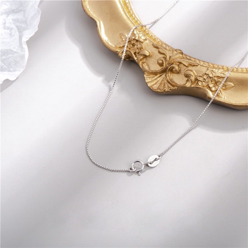 Dây chuyền bạc ý không mặt