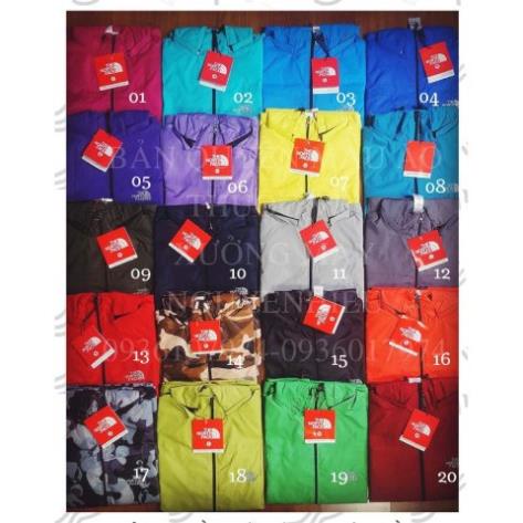 Áo gió the north face 2 lớp hàng loại 1 cực đẹp