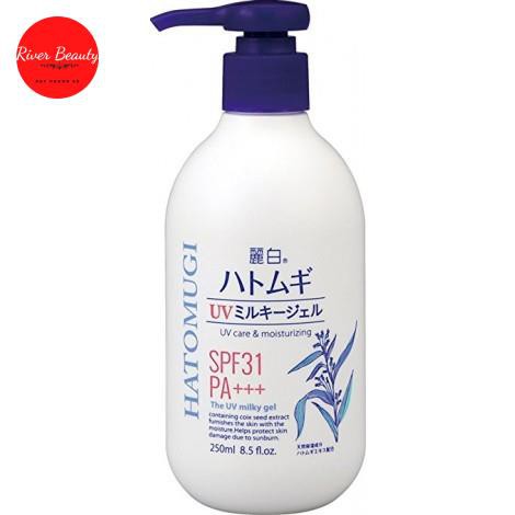 Sữa dưỡng thể chống nắng Hatomugi spf31 và Pa+++