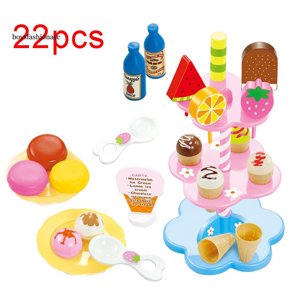 Set 22 Món Đồ Chơi Hình Bánh Cupcake Cho Bé