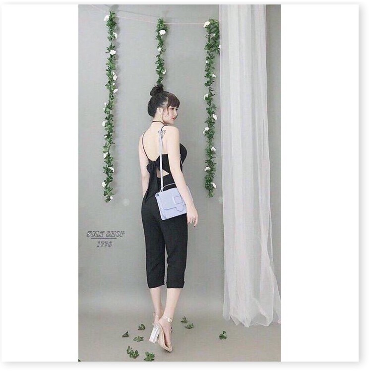 (Top bán chạy )JUMPSUIT DÀI CỘT NƠ SAU LƯNG HÀNG THIẾT KẾ CHUẨN CAO CẤP OASAKA