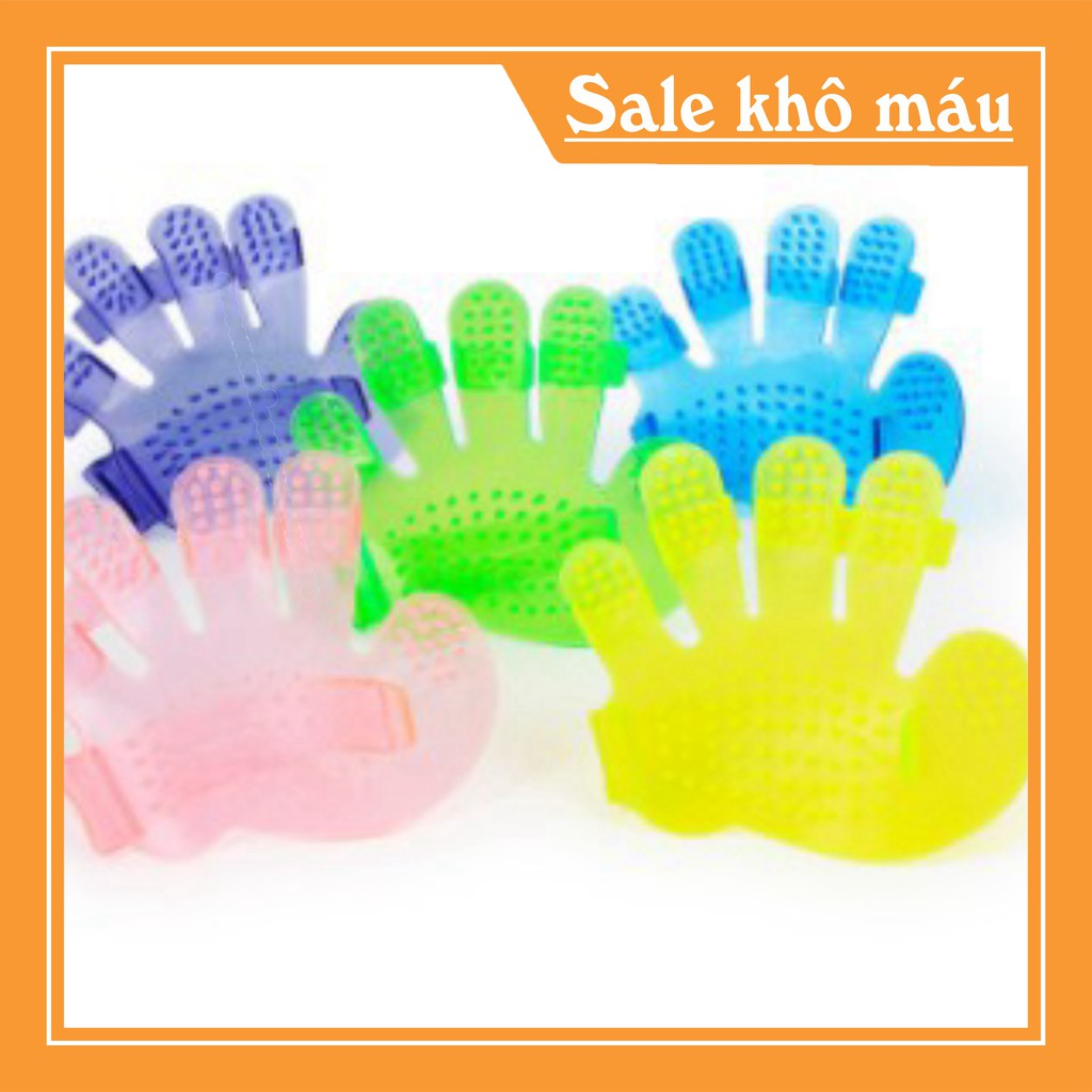 [FLASH SALE] Phụ kiện chó mèo Bàn tay tắm cho thú cưng sỉ sll