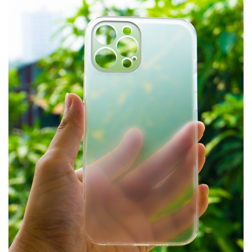 Ốp Lưng Cường Lực Viền Trong Suốt Dùng Cho iPhone 12 Pro Max,12 Pro, 12 - Bảo Vệ Full Camera - Hàng Chính Hãng CAFELE