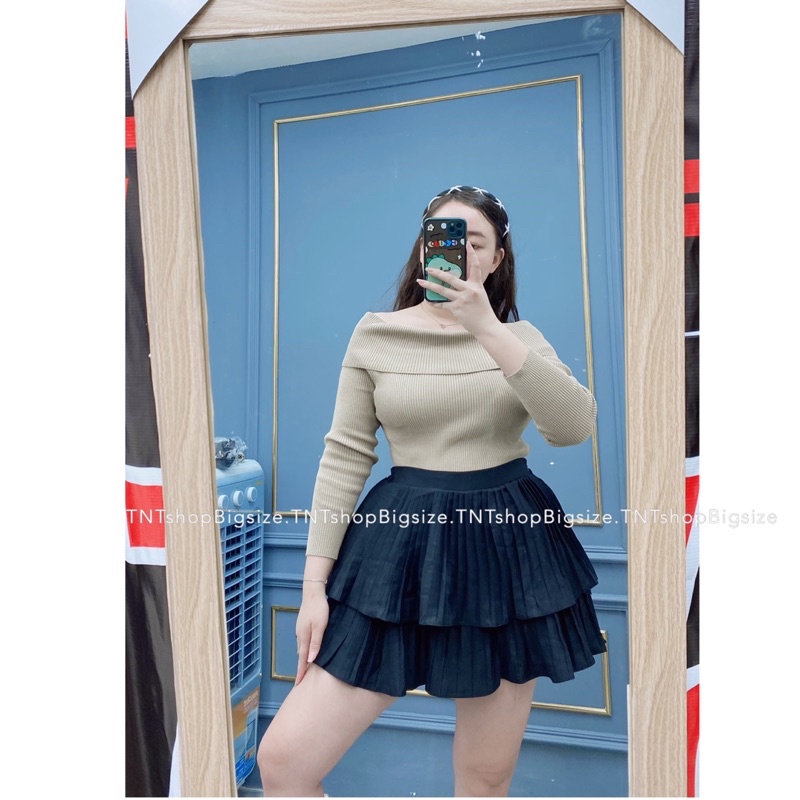 ÁO LEN BẸT VAI TAY DÀI [ TNT SHOP BIGSIZE ]