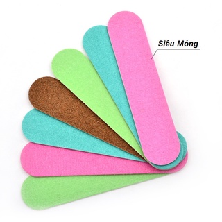 Set 4 Dũa Móng Tay Mỏng Mini 9cm | Dũa Nailbox