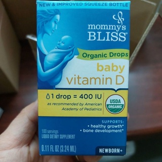 Vitamin D hữu cơ Mommy's Bliss 3,24ml