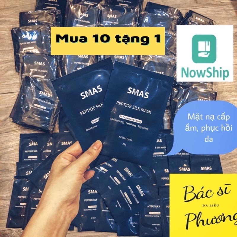 Mặt nạ Smas Peptide Silk Mask cấp ẩm làm dịu da