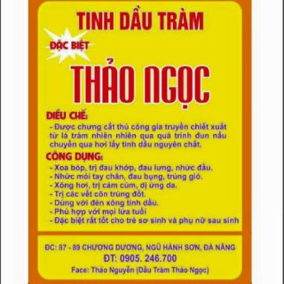 Tinh dầu tràm
