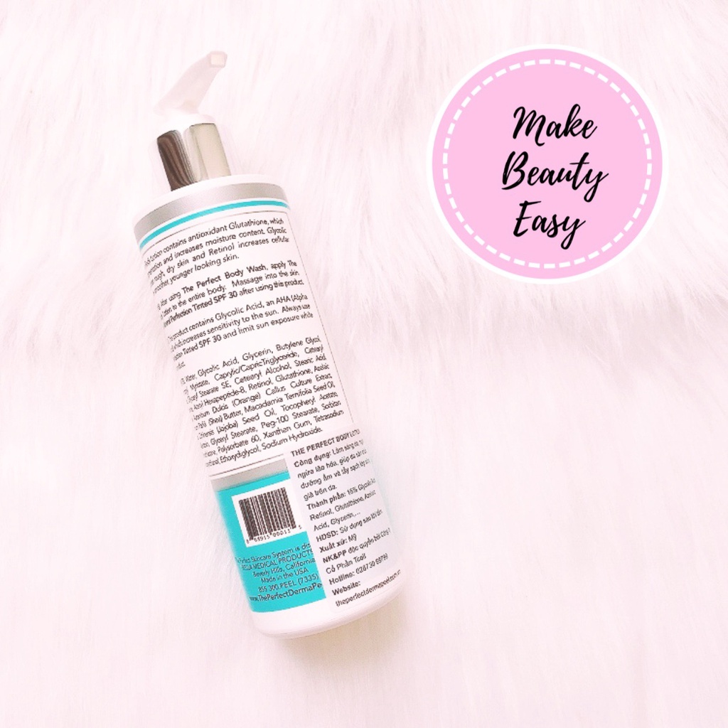 The Perfect Body Lotion (237ml) Body lotion trắng da chống già vi diệu The Perfect Body Lotion