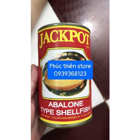 Bào Ngư Mexico 425gr*3c/ Abalone Jackpot/ Ốc Bào Ngư Jackpot HongKong NK Chính Hãng
