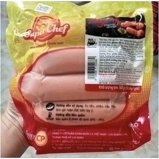 Xúc xích zing zing, 500g, 10 cây