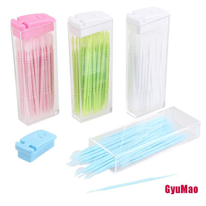 Bàn Chải Đánh Răng 2 Chiều Màu Hồng Di Động Kèm Hộp Đựng