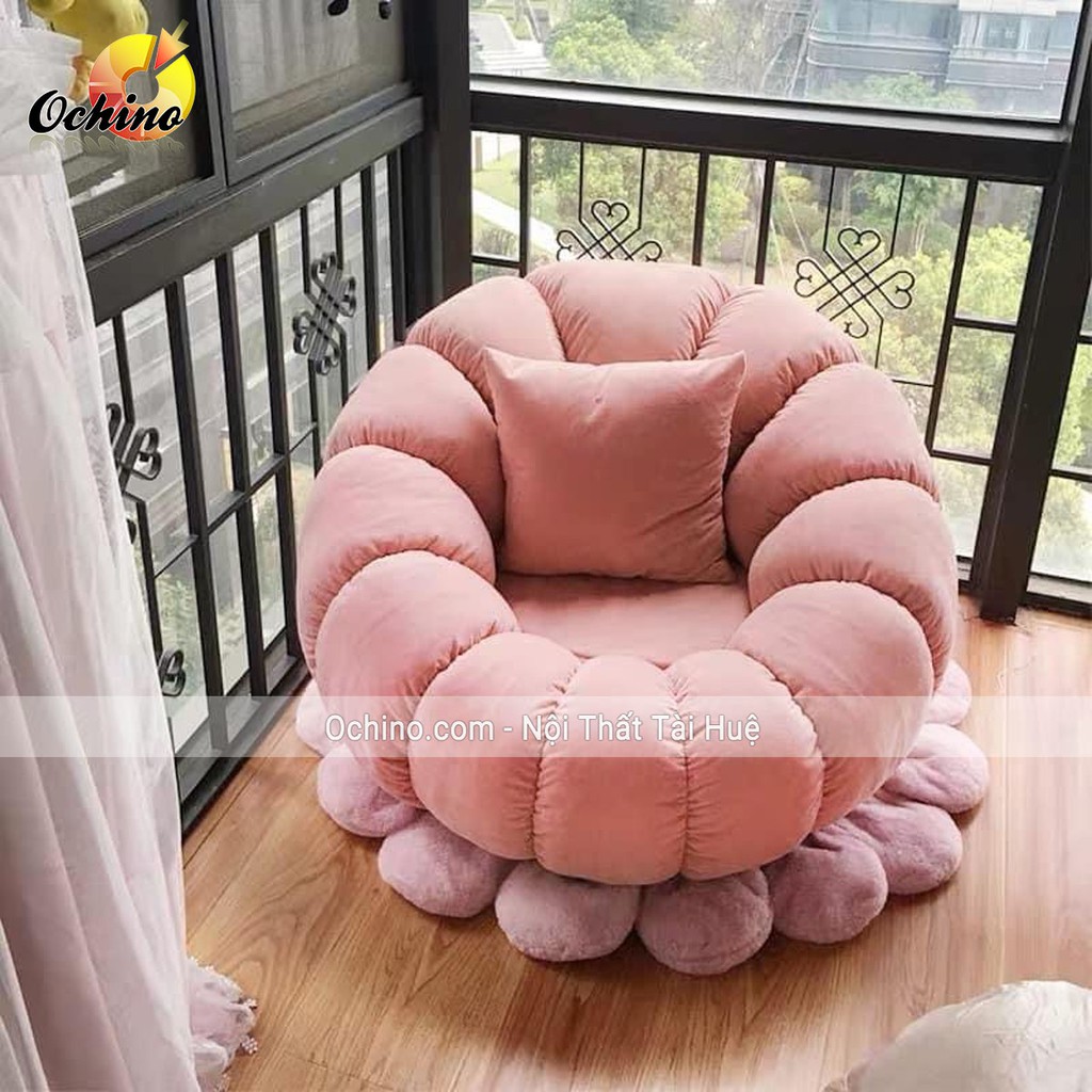 Ghế sofa Thư Giãn Hình bông Hoa cao cấp (Được chọn màu)