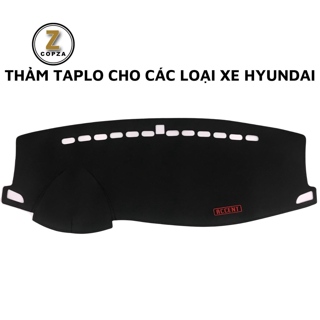 Thảm Taplo COPZA Dành Cho Xe Hyundai Accent Elantra I10 Kona Santafe Tucson Che Nắng Chống Nóng Bảo Vệ Bề Mặt Taplo Xe