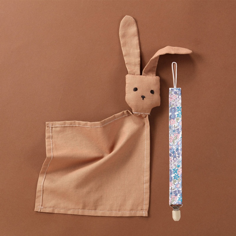 Yếm Ăn Dạng Kẹp Hình Thỏ Dễ Thương Cho Búp Bê