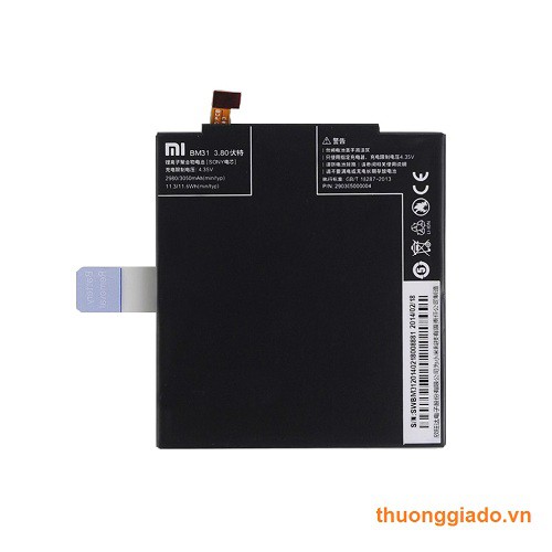 THAY PIN MI3 CHÍNH HÃNG (MI BM31 )
